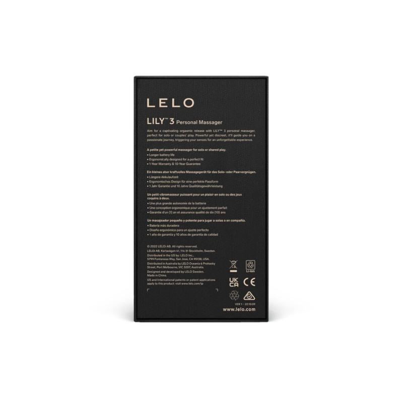Lelo - Lily 3 Personal Massager - Aqua Green | Vybes.it