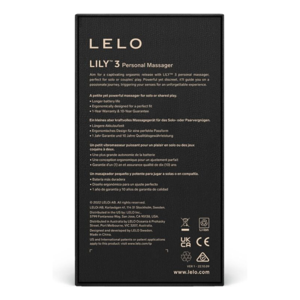 LELO - LILY 3 PERSÖNLICHES MASSAGER - POLARGRÜN