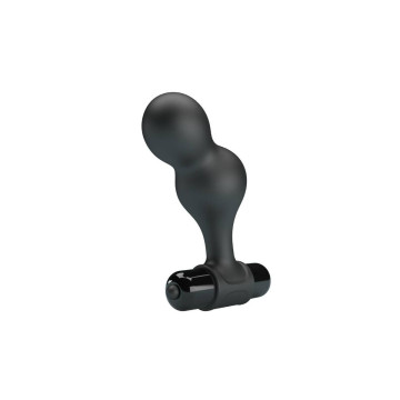 Mr Play - Plug Anal Vibrador De Silicona Negro | Vybes.it
