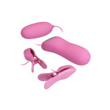 Pretty Love - Pinzas Con Vibración Y Eletroshock Rosa | Vybes.it