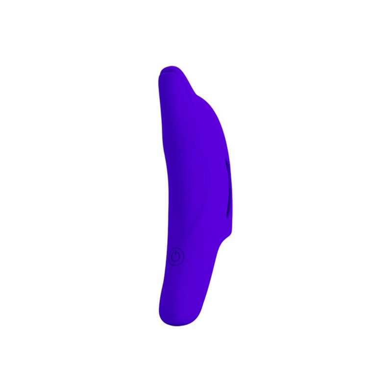 Pretty Love - Puissant Stimulateur De Doigts Bleu Foncé Delphini |