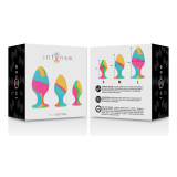 INTENSE - SET PLUG SILICONA MULTICOLOR
