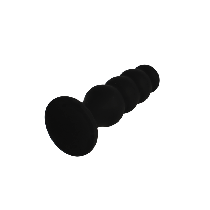 Black&Silver - Plug Anal En Silicone Scott Premium Noir | Vybes.it