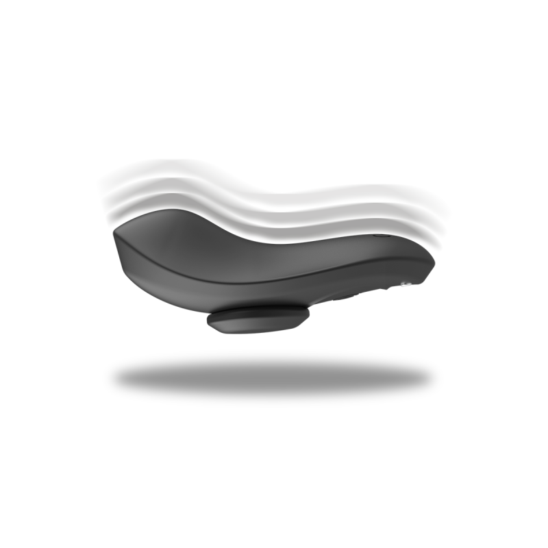 Black&Silver - Pantalone Vibratore In Silicone Ricaricabile Preston