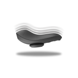 Black&Silver - Culotte Vibrante Rechargeable En Silicone Preston