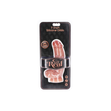 Get Real - Dildo Silicona 18 Cm Con Testículos Natural | Vybes.it