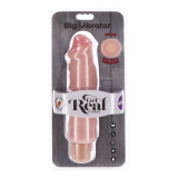 GET REAL - VIBRATORE GRANDE A DOPPIA DENSIT 20,5 CM PELLE