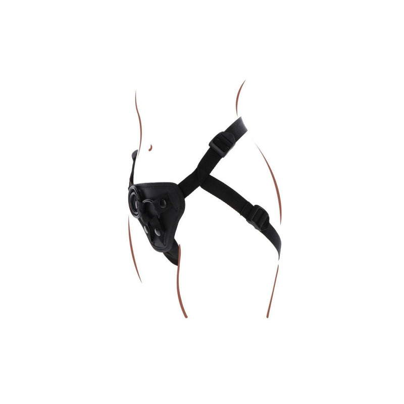 Get Real - Strap - On Harnés Negro | Vybes.it