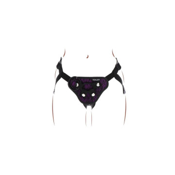 Get Real - Strap - On Lace Harnés Morado | Vybes.it