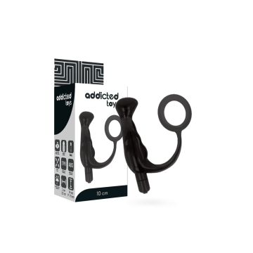 Addicted Toys - Vibrador Prostático Negro 10 Cm | Vybes.it