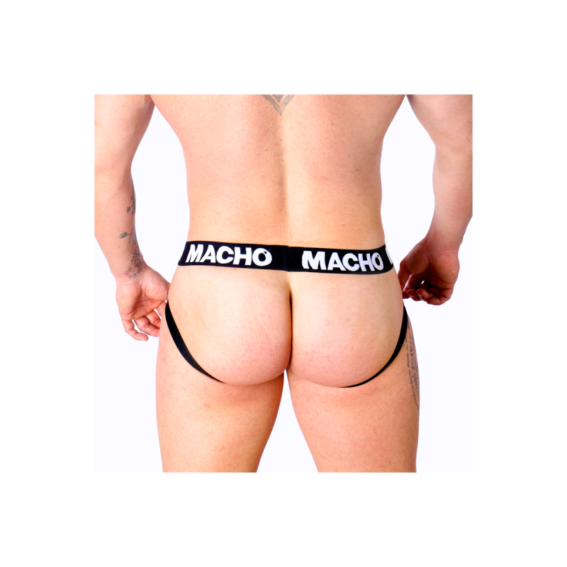 MACHO - MX25NC JOCK NERO PELLE L - MACHO UNDERWEAR - /product_models/…