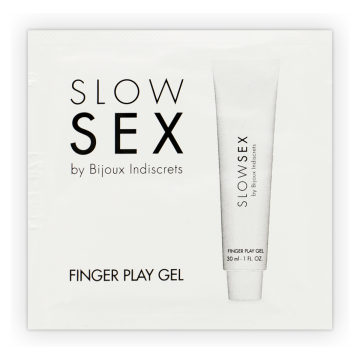 BIJOUX INDISCRETS - GEL DA MASSAGGIO SEX SLOW CON FINGER PLAY MONODOSE