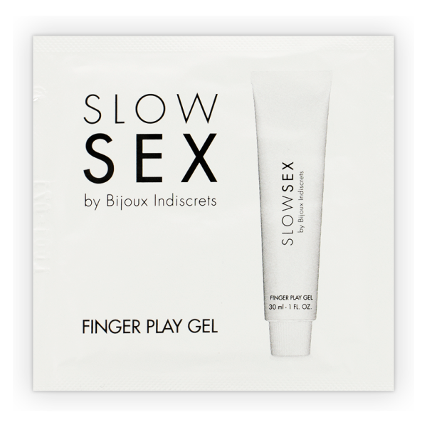 BIJOUX INDISCRETS - GEL DA MASSAGGIO SEX SLOW CON FINGER PLAY MONODOSE
