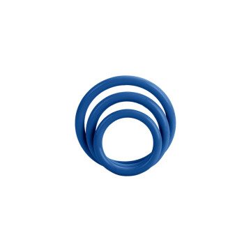 CALEXOTICS - TRI-RINGS BLUE - Accessories for the penis
