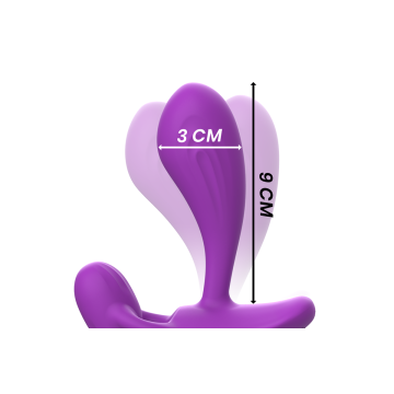 Intense - Télécommande Anal Shelly Plug Violet | Vybes.it
