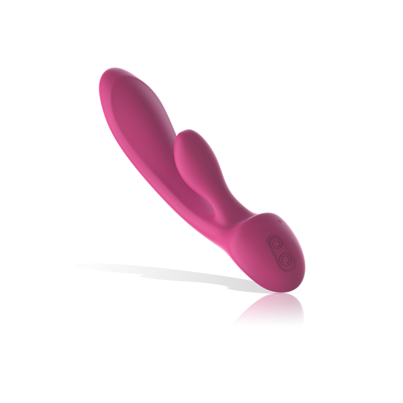 Intense - Luigi Rabbit Vibrator Rosa Flüssiges Silikon | Vybes.it
