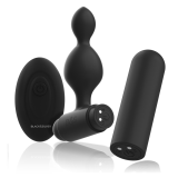 BLACK&SILVER - TUCKER PEQUEÑO PLUG ANAL SILICONA CONTROL REMOTO