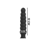 Black&Silver - Bob Powerful Silicone Anal Dilator | Vybes.it
