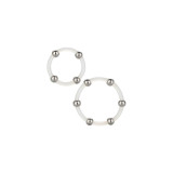 CALEXOTICS - STEEL BEADED SILICONE RING SET - Cockrings without vibra…
