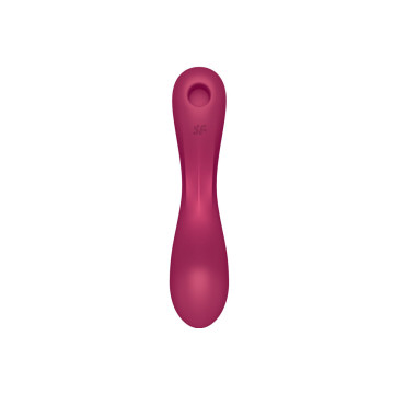 Satisfyer - Curve Trinity 1 Air Pulse Vibration Rojo | Vybes.it