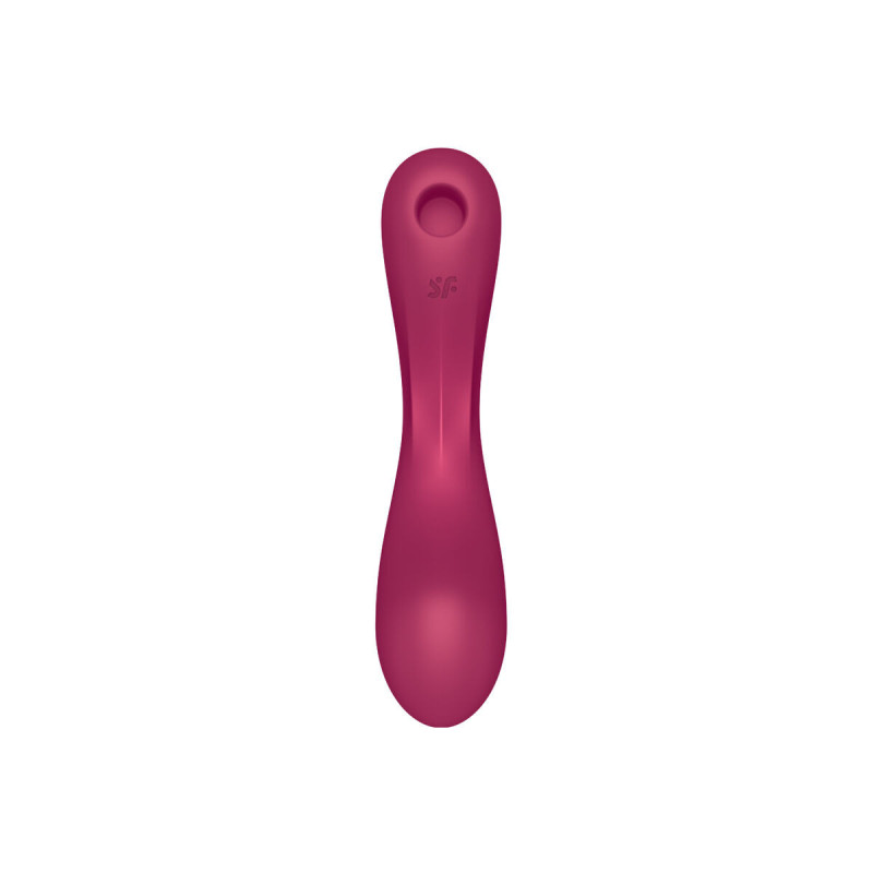 Satisfyer - Curve Trinity 1 Air Pulse Vibration Rojo | Vybes.it