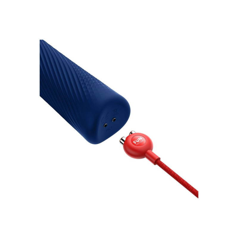 Fun Factory - Vim Wand Rumble Vibrador Recargable Silicona Azul