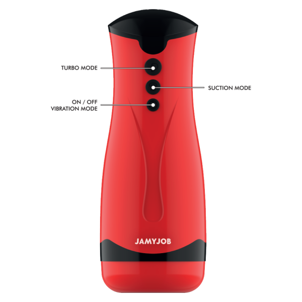 JAMYJOB - DAMERON MASTURBADOR DE SUCCIONADOR Y VIBRACIÓN