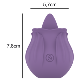 INTENSE - VIOLET ESTIMULADOR LENGUA BASE MAGNÉTICA