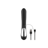 Black&Silver - Jamie Vibrador Rabbit Efecto Wave | Vybes.it