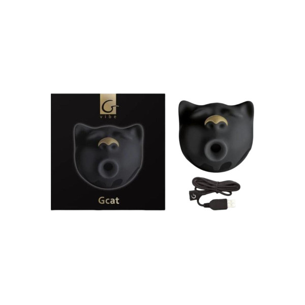 G-VIBE - GCAT MYSTIC SUCCIONADOR DE CLÍTORIS NEGRO