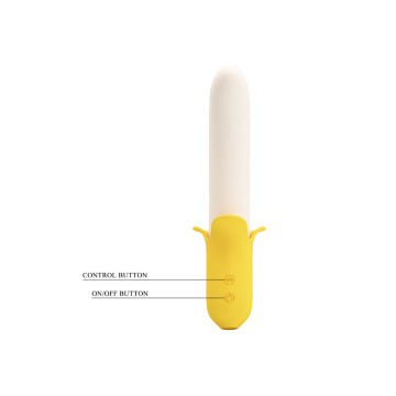 Pretty Love - Banana Geek Super Power 7 Vibrationen Up&Down Silikon