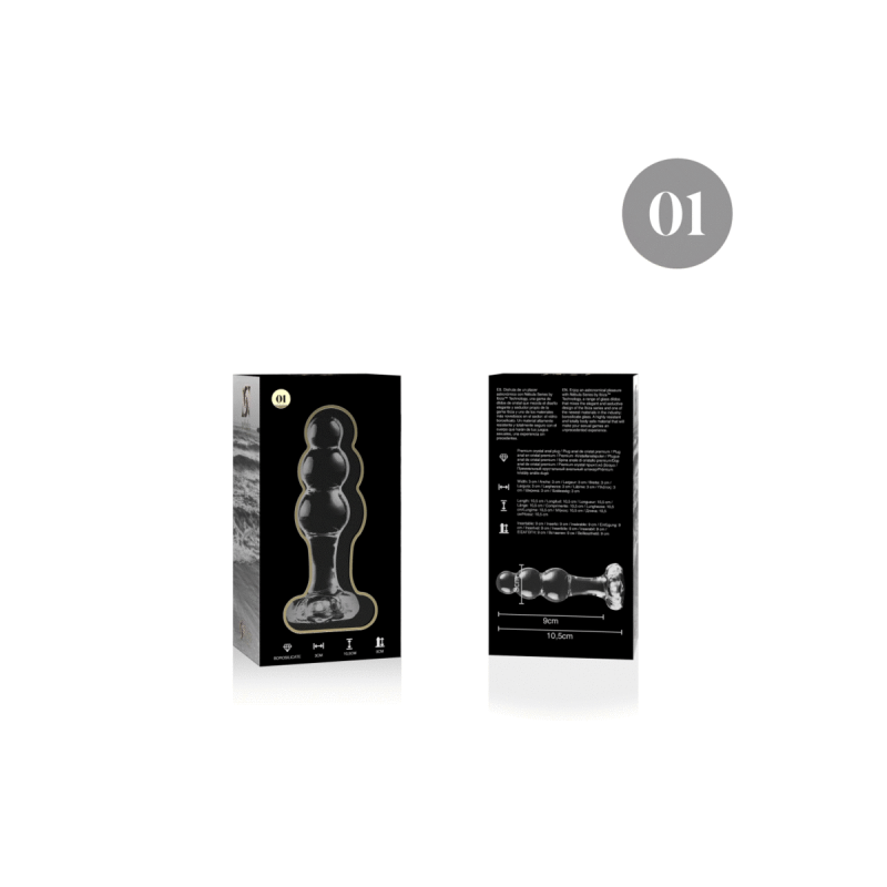 Nebula Series By Ibiza - Modell 1 Stecker Borosilikatglas