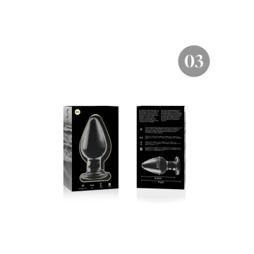 Nebula Series By Ibiza - Plug Anal Modèle 3 Verre Borosilicate