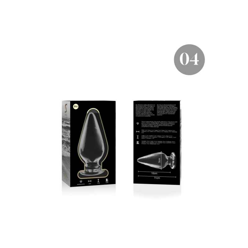 Nebula Series By Ibiza - Plug Anal Modèle 4 Verre Borosilicate