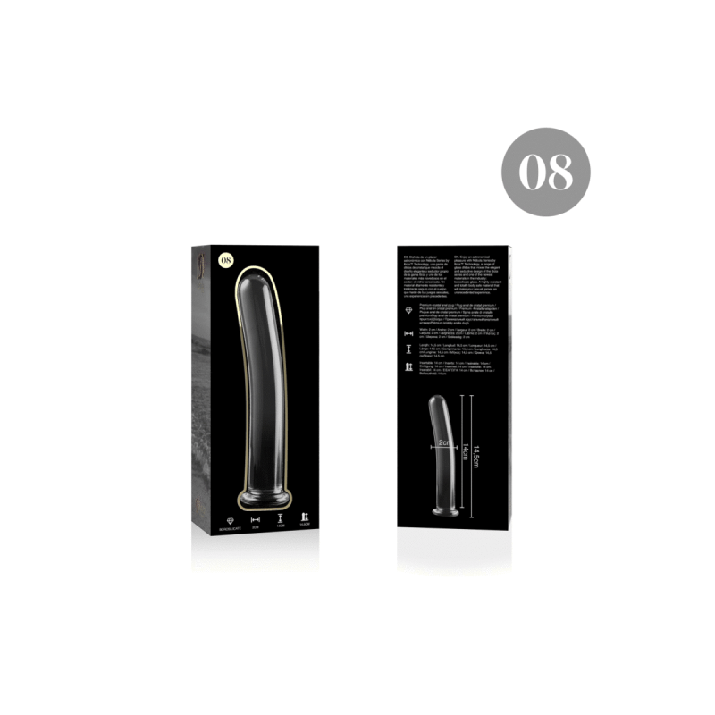 Nebula Series By Ibiza - Modèle 8 Gode En Verre Borosilicate Clair