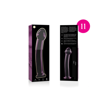 Nebula Series By Ibiza - Modèle 11 Gode En Verre Borosilicate Rose
