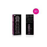 Nebula Series By Ibiza - Modell 10 Dildo Borosilikatglas Rosa 16.5