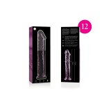 Nebula Series By Ibiza - Modell 12 Dildo Borosilikatglas Rosa 17 Cm