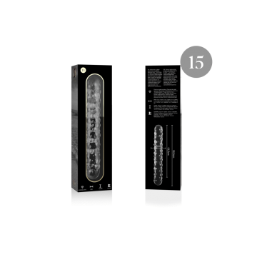 Nebula Series By Ibiza - Model 15 Dildo Borosilicate Glass Clear