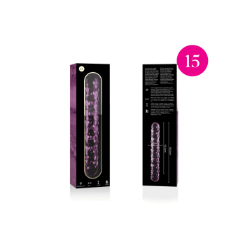 Nebula Series By Ibiza - Modell 15 Dildo Borosilikatglas Rosa 18.5