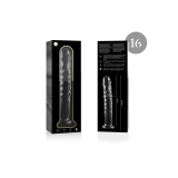 Nebula Series By Ibiza - Modelo 16 Dildo Cristal Transparente 18.5