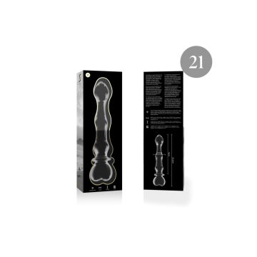 Nebula Series By Ibiza - Modell 21 Dildo Borosilikatglas Klar 20.5