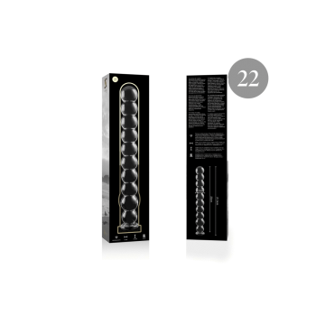 Nebula Series By Ibiza - Modell 22 Dildo Borosilikatglas Klar 21.5