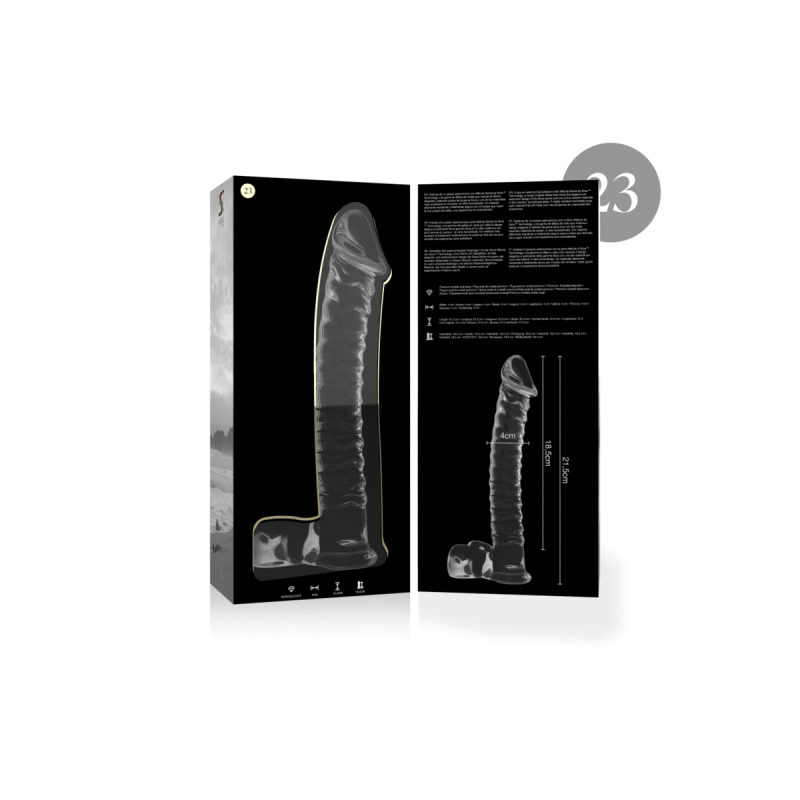 Nebula Series By Ibiza - Modell 23 Dildo Borosilikatglas Klar 21.5