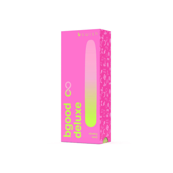 B SWISH - BGOOD INFINITE DELUXE VIBRADOR RECARGABLE SILICONA ROSA