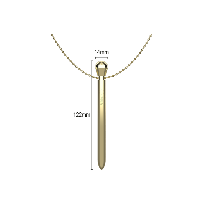IBIZA - STIMULATEUR DE POCHE CLITO COLLIER CHARGEUR USB 12 MODES DE V…