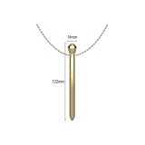 IBIZA - CLIT POCKET STIMULATOR NECKLACE USB CHARGER 12 VIBRATION MODE…