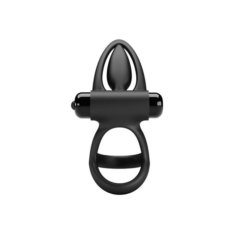 Pretty Love - Anillo Vibrador 10 Vibraciones Silicona Negro |