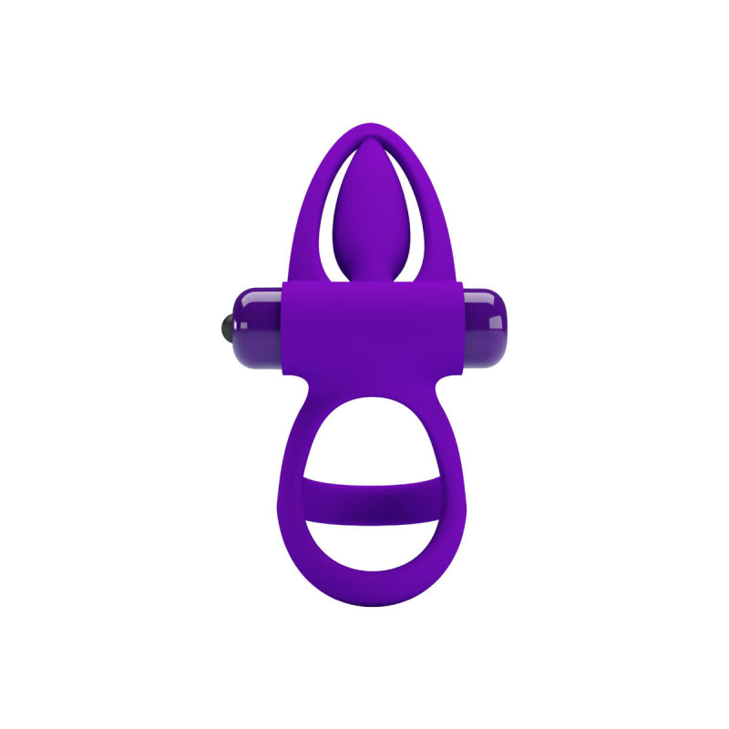 Pretty Love - Anillo Vibrador 10 Vibraciones Silicona Violeta |