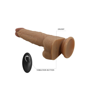 Pretty Love - Gode En Silicone Jonathan 3 Vibrations + 3 Mesures